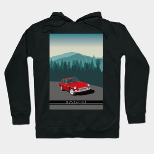 MGB GT Post-Card Style Poster Hoodie